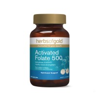 Herbs of Gold Activated Folate 500 60 Cap