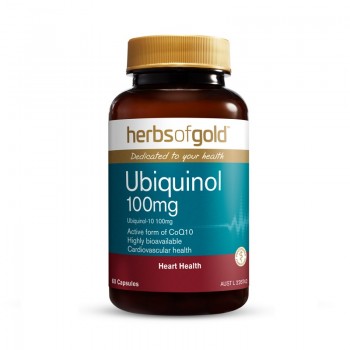 Herbs of Gold Ubiquinol 100mg 60 Cap