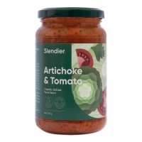 Slendier Organic Italian Pasta Sauce Artichoke & Tomato 340g 