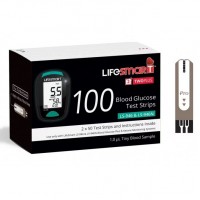LifeSmart 2+ Two Plus Blood Glucose Test Strips 2x50 