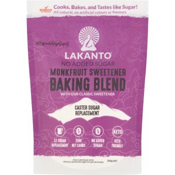Lakanto Baking Blend - Monkfruit Sweetener Caster Sugar Replacement 200g 