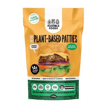 Flexible Foods Soy Free Plant-Based Patties Original 100g 