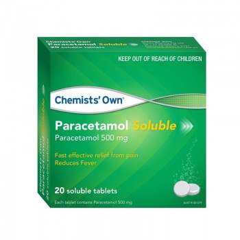 Chemist's Own Paracetamol 500mg Soluble 20 Tab