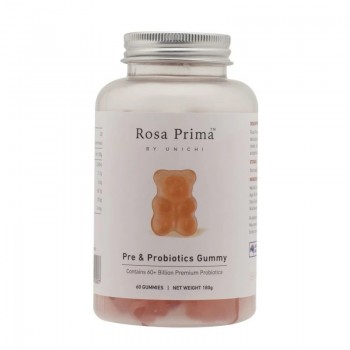 Unichi Rosa Prima Pre & Probiotics Gummy 60 