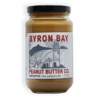 Byron Bay Peanut Butter Co. Peanut Butter Smooth - No added salt 375g 