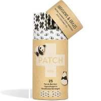 Patch Adhesive Bamboo Strip Bandages Coconut Oil - Abrasions & Grazes 25 