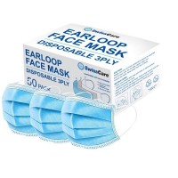 SwissCare Disposable Face Mask 3ply 50 Pack 