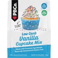 PBCo Simply Low Carb Vanilla Cupcake Mix 220g 