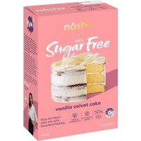 Noshu Vanilla Velvet Cake Mix 98% Sugarfree 450g 