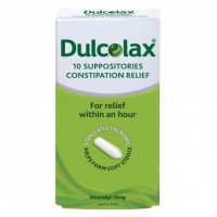 Dulcolax Constipation Relief Suppositories 10 Suppositories