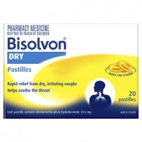 Bisolvon Dry Pastilles Honey Lime Flavour 20 Past