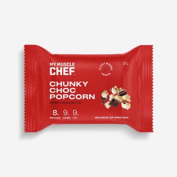 My Muscle Chef Chunky Choc Popcorn Protein Bite 37g 