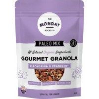 The Monday Food Co. Paleo Granola Macadamia & Cranberry 300g 