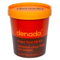 Denada Sugar Free Ice Cream Caramel Choc Flake 475ml 