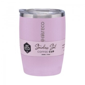 Ever Eco Stainless Steel Coffee Cup - Lilac 295ml 