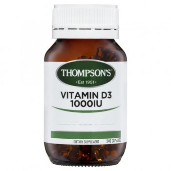 Thompsons Vitamin D3 1000IU 240 Cap