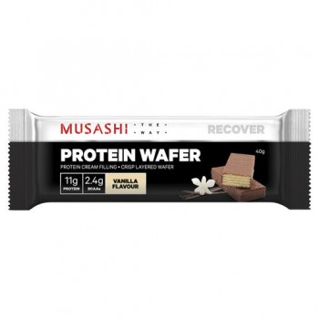 Musashi Protein Wafer Vanilla Flavour 40g 