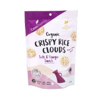 Ceres Organics Organic Crispy Rice Clouds Salt + Vinegar 50g 
