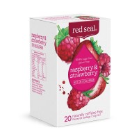 Red Seal Raspberry & Strawberry Hot/Cold Brew Teabags 20  50g 