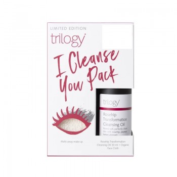 Trilogy Rosehip Transformation Cleansing Oil with Organic Cloth Limited Edition 30ml 