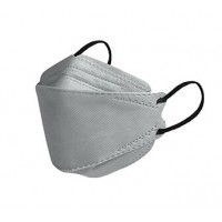 Protective Face Mask KN95 Respirator Comfort shape light grey 10 Pk 