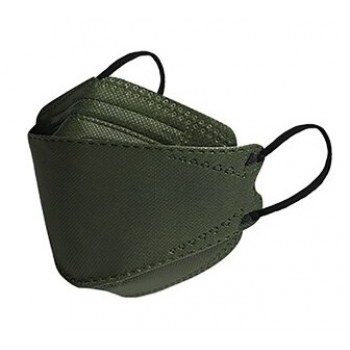 Protective Face Mask KN95 Respirator Comfort shape jade green 10 Pk 