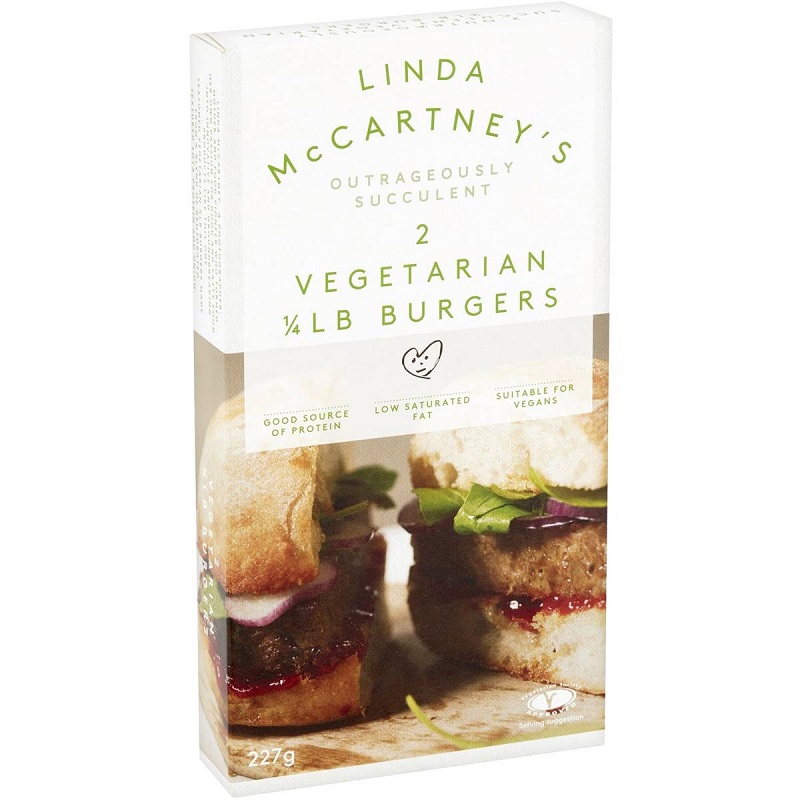 Linda McCartney's Vegetarian 1/4lb Burgers 227g 