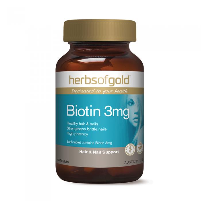 Herbs of Gold Biotin 3mg 60 Tab